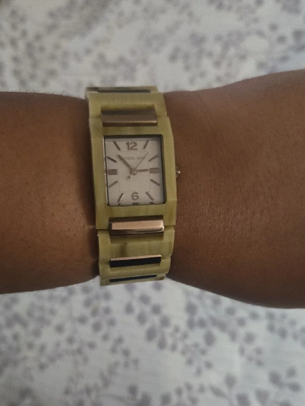 Women's Mixed Silver and Gold Tone Watch and Bracelet Set - Multi-Color